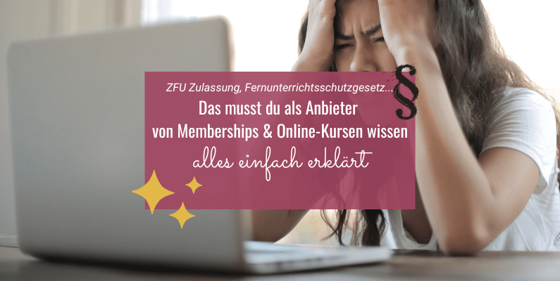 ZFU Zulassung Fernunterrichtsschutzgesetz